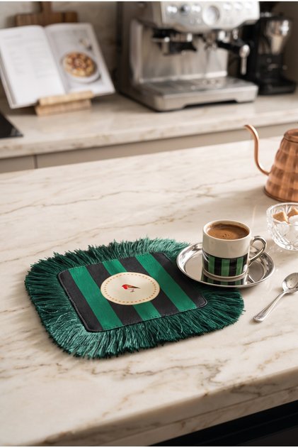 Coffee Side Napkin | Decorative Presentation Napkin | Turkish Coffee, Tea and Refreshment Presentation