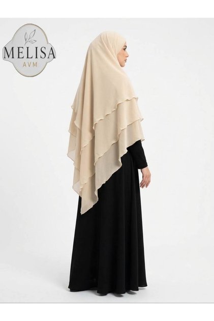 Three Layers of Chiffon Hijab