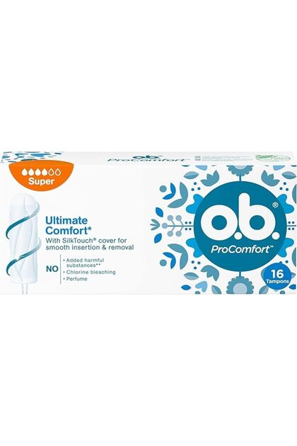 ProComfort Super Plus Tampons SilkTouch Leak Protection 16pcs