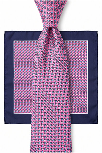 Figür Imported Fabric Italian Patterned Premium Tie – Minimal Pattern