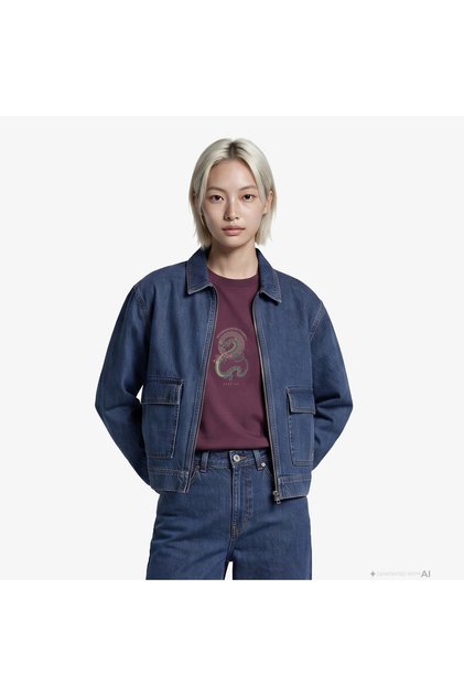 Denim Women's Blue Jacket
