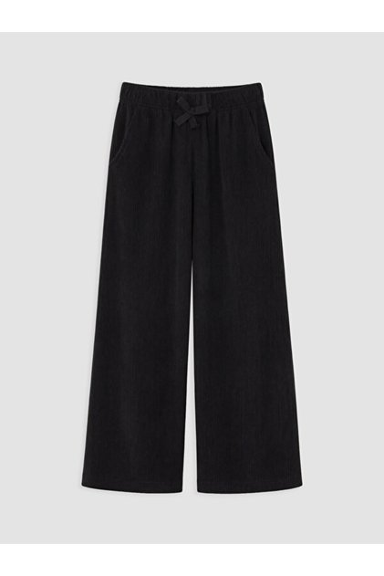 Esvab • Modern & Distinctive Wide-Leg Girls' Velvet Trousers