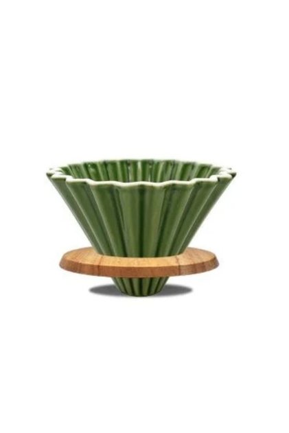 Ceramic Coffee Drip Funnel V60 02 Green