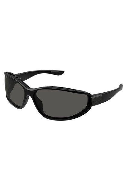 GG2011S 001 Erkek Güneş Gözlüğü Mat Siyah Wrap