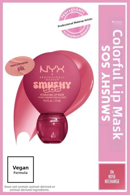 Smushy Sos Intensive Moisturizing Colorful Lip Mask - 06 Rose Recharge