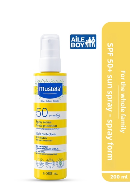 Spf 50+High Protection Face and Body Sunscreen Waterproof Baby Children Adult 200ml