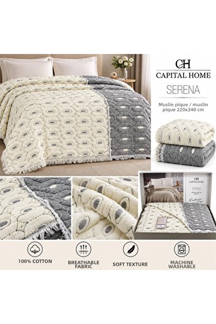 Double-Sided Blanket 220 X 240 cm