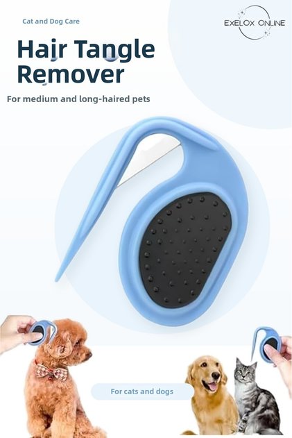 Cat Dog Tangle Remover Cutter Razor Comb Knot Remover Hair Trimmer