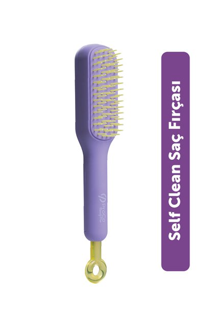 Pro Selfcleanbrush - Hair Detangling Massage Brush - Self-Cleaning Hair Brush