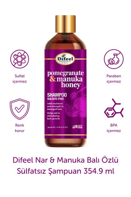 Pomegranate & Manuka Honey Sulfate-Free Shampoo 354.9ml
