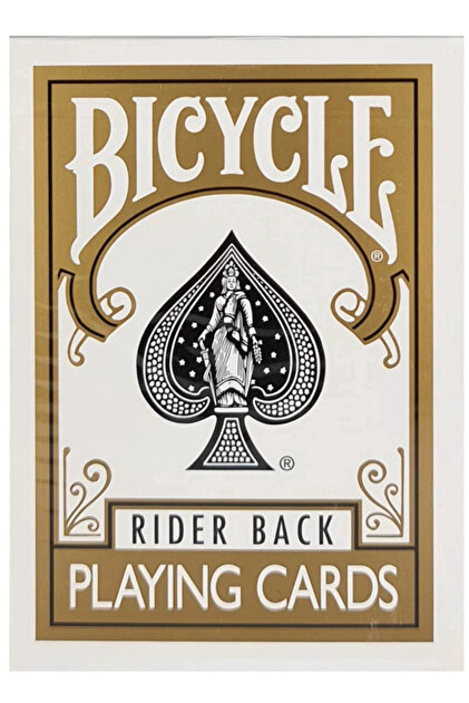 Rider Back Gold 808 Europe Playing Card