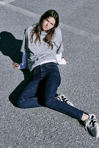Skinny High Waist Ankle Jeans
