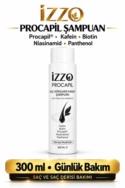 Procapil Anti-Hair Loss Shampoo 300 ml | Caffeine, Biotin, Procapil ® , Niacinamide and Panthenol | For All Hair Types