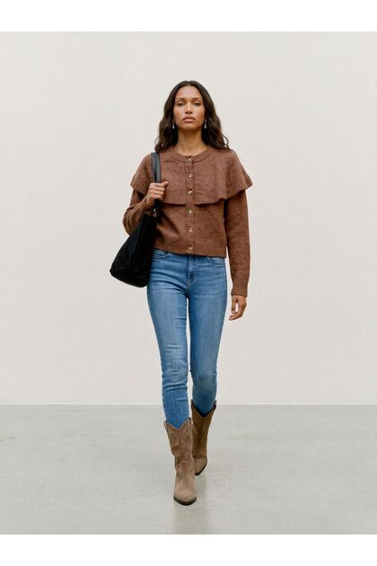 Cardigan VMLILLI tricotat