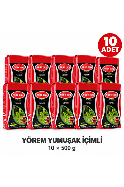 Yörem Soft Inner Black Tea 500 g - 10 Pieces