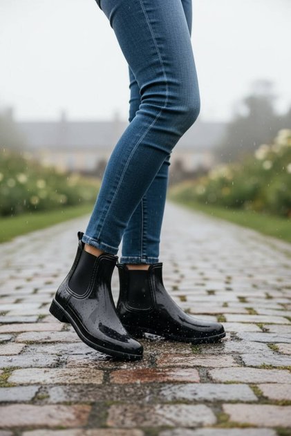 Thin Soled Women's Rain Boots
