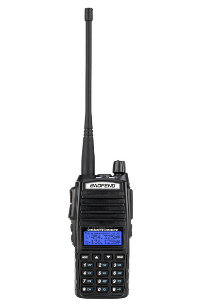 ασύρματος πομποδέκτης UV-82 VHF/UHF 5W μαύρος