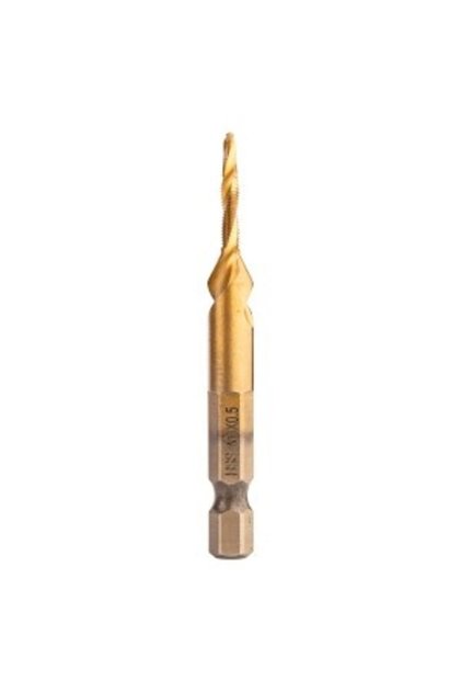 Burghiu de filetat HSS TiN, M3x0.5 mm, hexagonal
