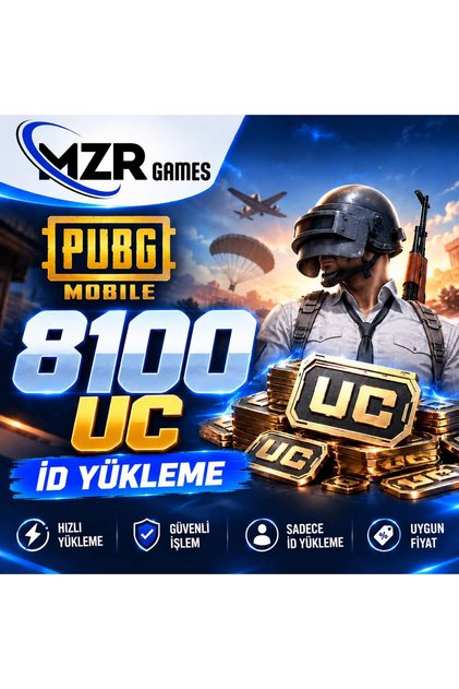 PUBG MOBİLE 8100 UC