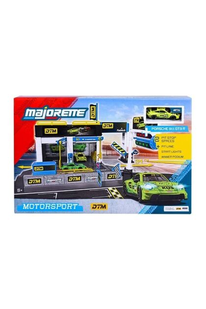 Set Motorsport DTM cu Masinuta Inclusa Porsche 911 GT3 R scara 1 la 64