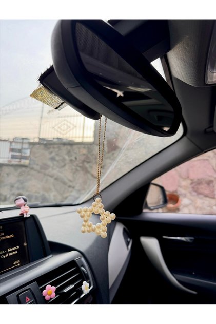 Pearl Star Rear View Ornament Auto Ornament