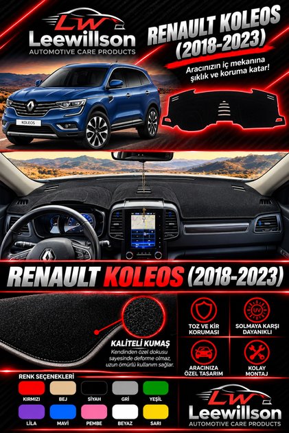 Renault Koleos (2018-2023) Protective Glove Compartment Protector Carpet Cover
