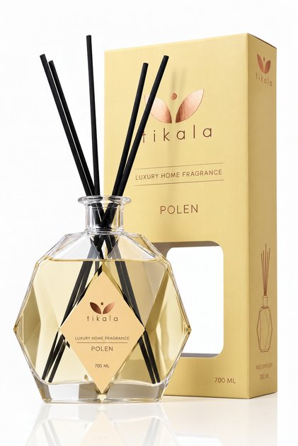Bambu Çubuklu Kristal Oda Kokusu Polen 700 ML - Home Fragrance 700 ML Pollen