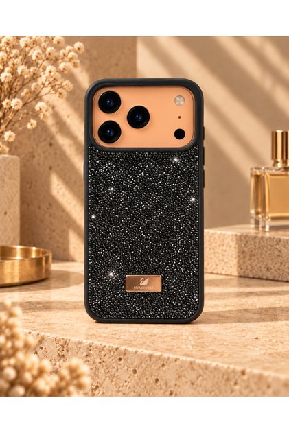 iPhone 18 Pro (6.3 Inch) Compatible Shiny Diamond Stone Diamond Sparkling Swr Cover Case