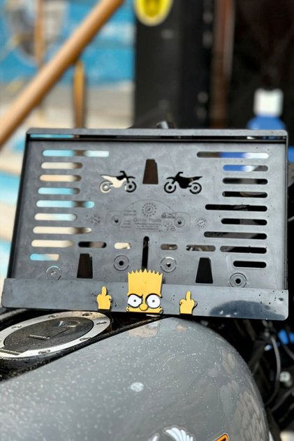 Simpson Pleksi Motor Plakalık