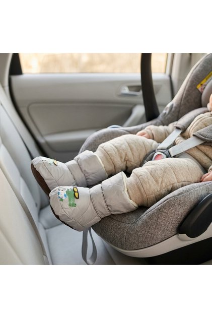 Botoșei de iarnă călduroși pentru bebe, interior îmblănit, talpă anti-alunecare, 31152-26007