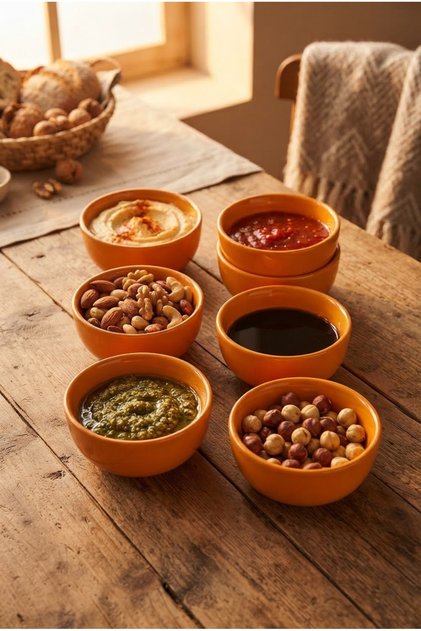 Mustard Bulut Snack Bowl / Sauce Bowl 8 cm 6 Pieces
