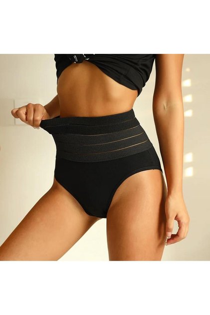 Night Black High-Waisted Shaping Corset in 2 Sizes 4406