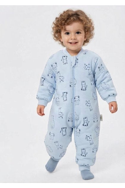 Children's Thick Fiber Filled Patterned Sleeping Bag 2.5 Togg
