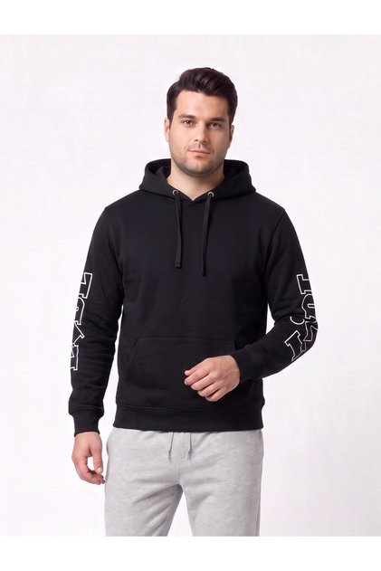 Men's Sweatshirt with Hood and Kangaroo Pocket 100% Cotton
