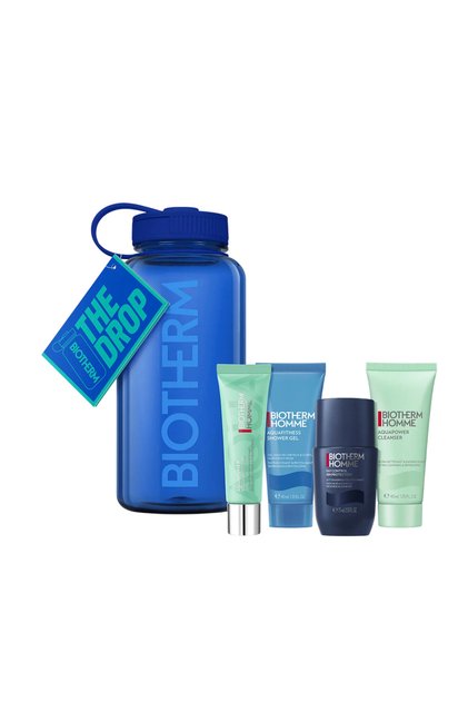 Set Biotherm: Aquafitness, Gel de duș, 40 ml + Day Control, Protecție 72h, Deodorant roll-on, Pentru bărbați
