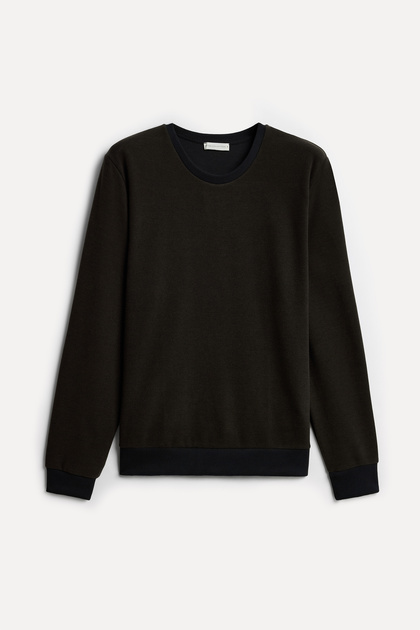 Men's Brown Mulineli Crew Neck Sweatshirt