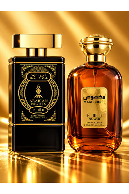 Σετ 2 αρωμάτων Ameer Al Oud Arabian Nights και Makhsouse Eau de Parfum 100 ml + 100 ml