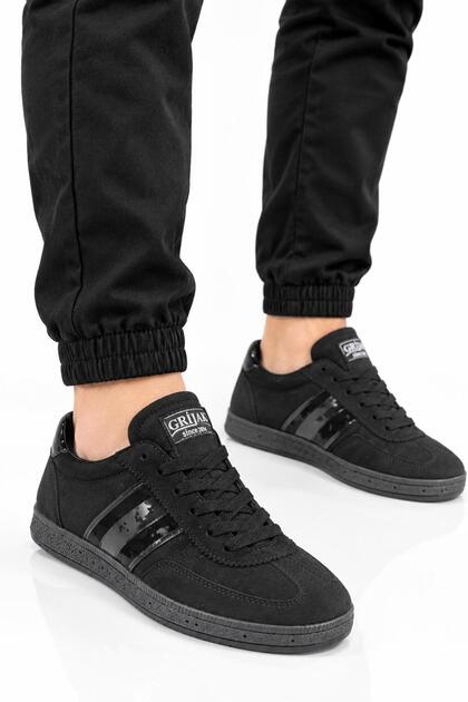 Grijak Unisex Black Lightweight Daily Walking and Sports Shoes for Men and Women