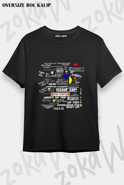 How I Met Your Mother Himym Memories Mix Printed T-Shirt