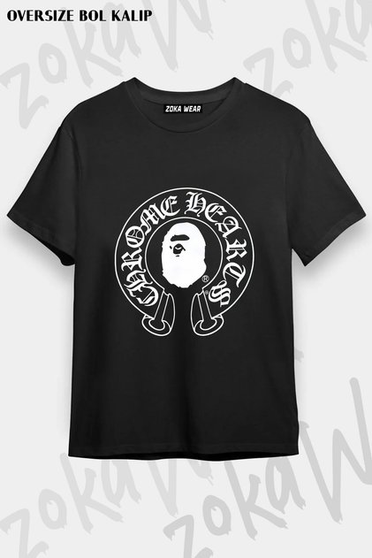 Chromehearts Bathing Ape Printed T-Shirt