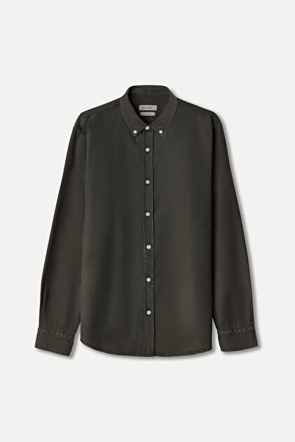 Men's Brown Regular Fit Shirt