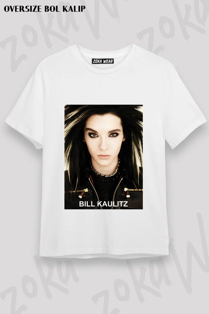 Bill Kaulitz Tokio Hotel Retro Music Nostalgic Printed T-Shirt
