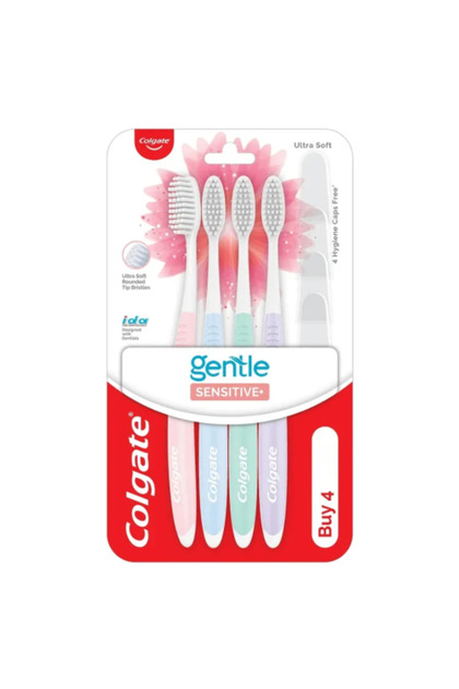 Sensitive Soft Bristle Toothbrush - 4 Pieces