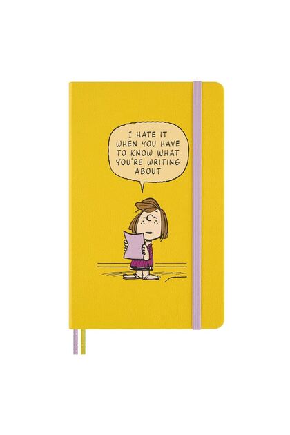 ÖZEL SERİ PEANUTS PATTY DEFTER LARGE 13X21 ÇİZGİLİ SERT KAPAK ÖZEL SERİ TEMALI
