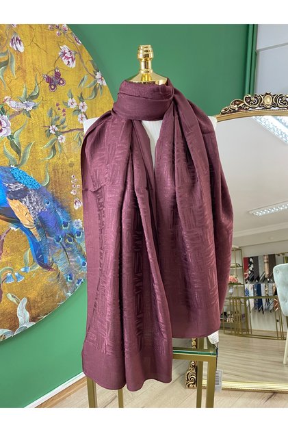 Harem Scarf Elisa Şal Bordo Renk