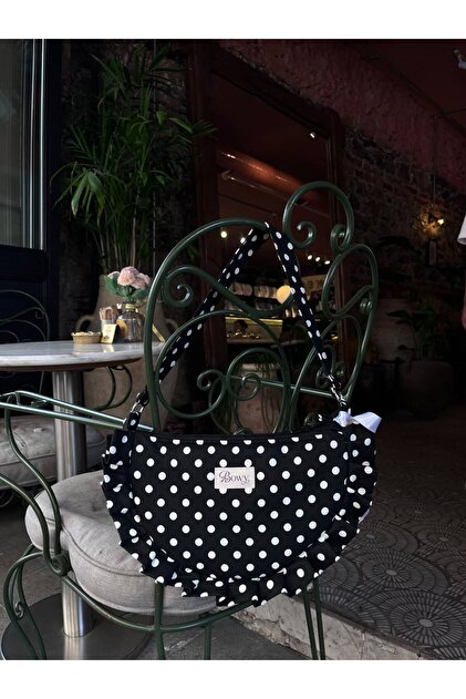 Ruffled Polka Dot Bag