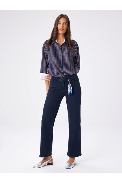 Wıdeleg Fit Metal Aksesuar Detaylı Jean Pantolon W27JPN005