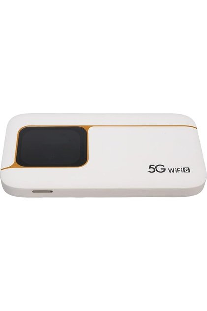 نقطة اتصال محمولة 5G WiFi 6، شاشة لمس 2.01 بوصة، بطارية 7100 مللي أمبير، راوتر محمول IP67 مع فتحة SIM، 2.77