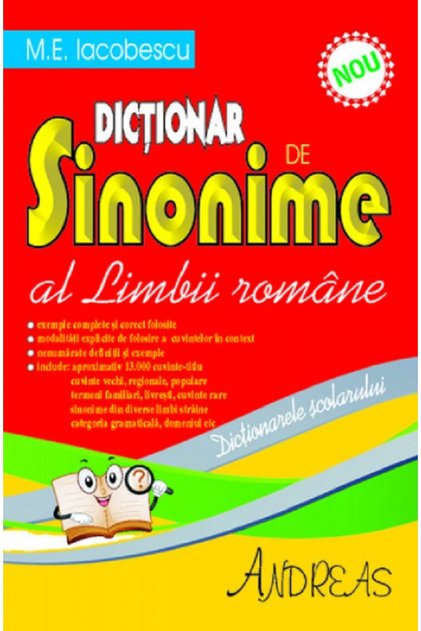 Dictionar de sinonime al limbii romane - M.E. Iacobescu