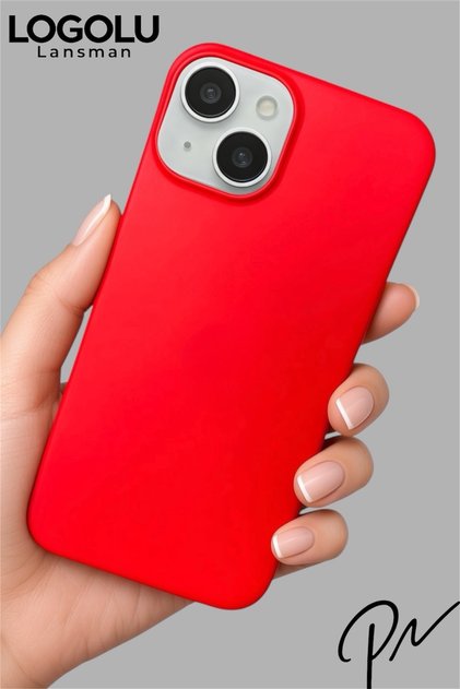 iPhone 13-14 Compatible Case with Logo Launch Soft Velvet Inside Silicone Cover
